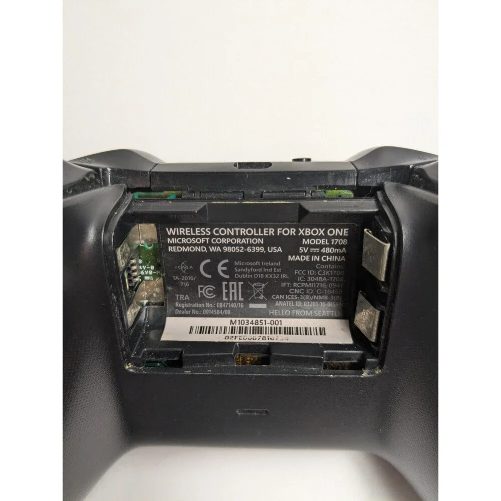 Microsoft Xbox One 1708 Volcano Shadow Wireless Controller For Parts Repair